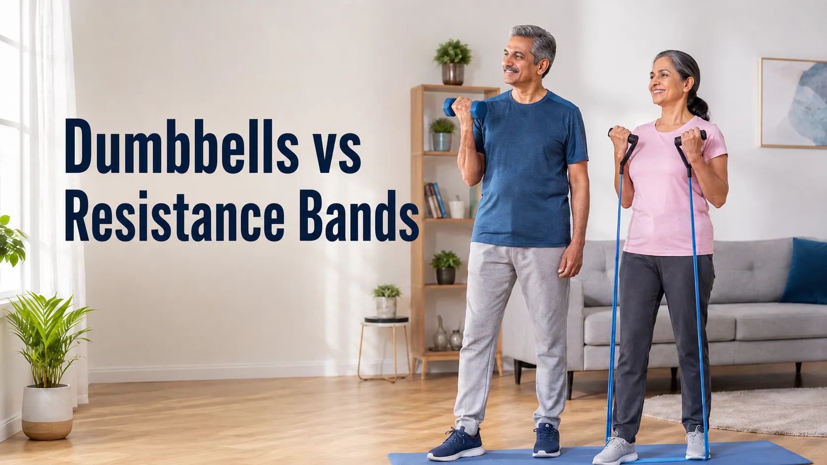 dumbbells vs resistance bands